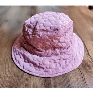Scala Quilted Brim Bucket Rain Hat
